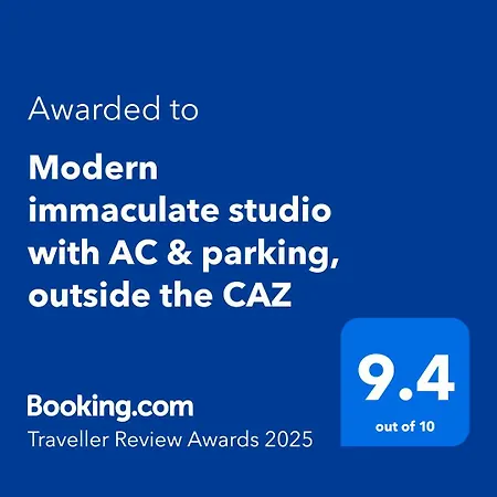 Modern Immaculate With Ac & Parking, Outside The Caz *