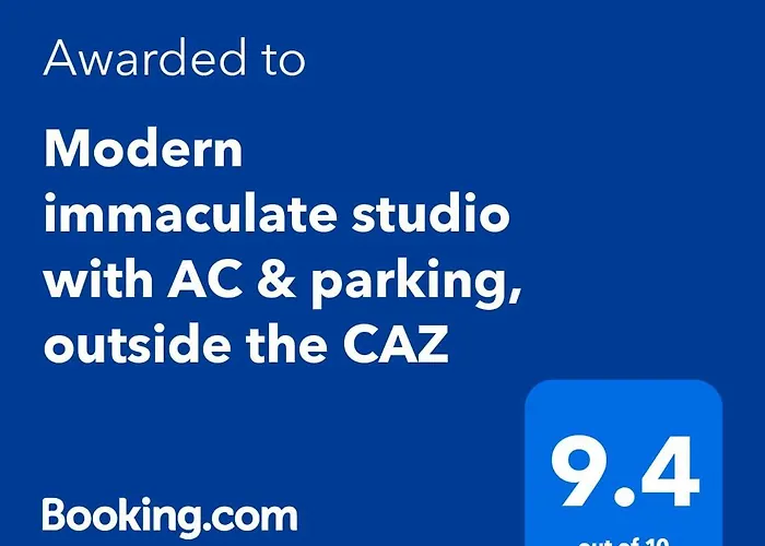 Modern Immaculate With Ac & Parking, Outside The Caz *